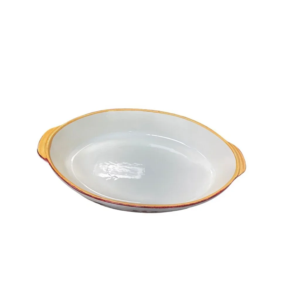 Sur La Table handcrated Italian cermic serve bowl 9.5